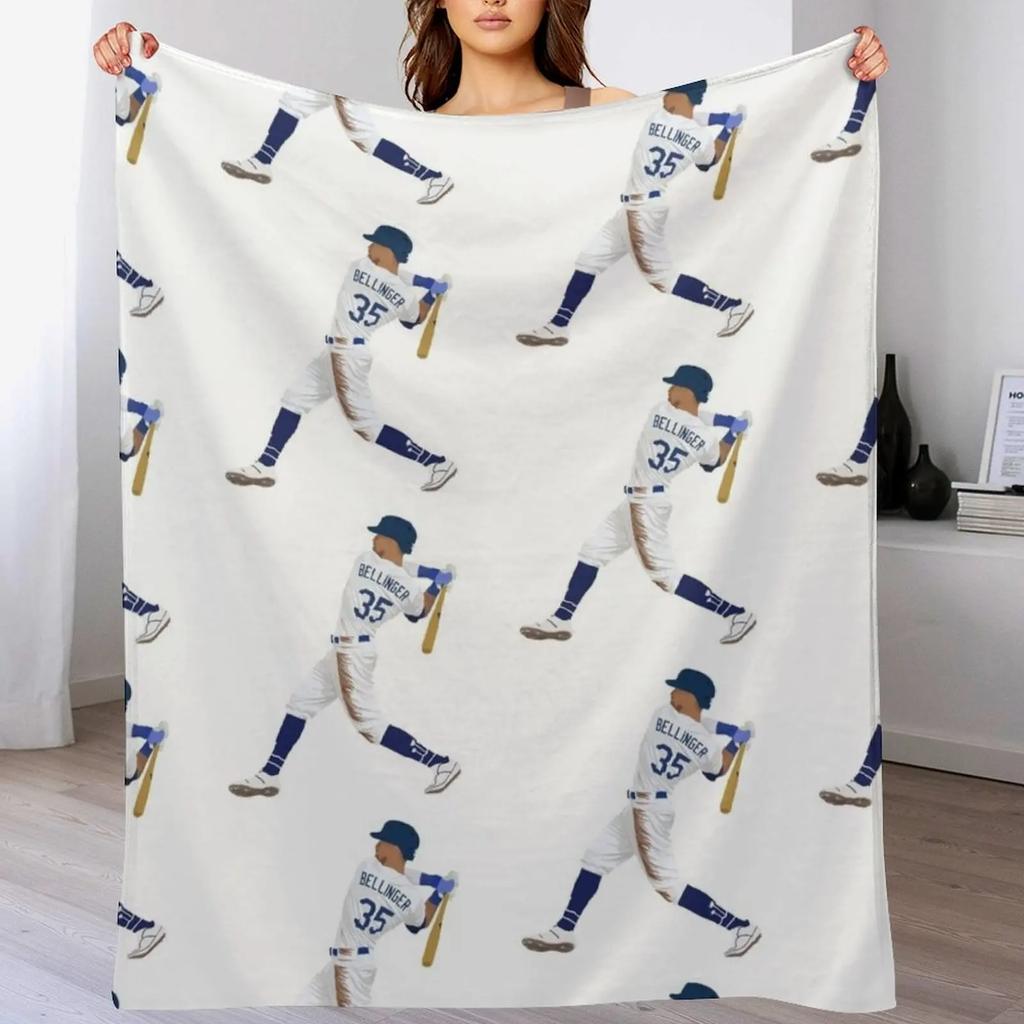 Cody Bellinger Hr Throw Blanket Soft Bedroom Blanket For Night Sleeping