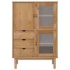 VidaXL Buffet haut OTTA 85x43x125 cm Bois massif de pin 351306