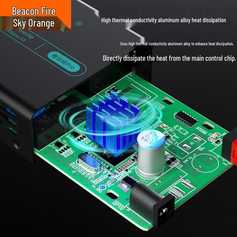 Fenghuo Telecom-grade Pro SC Gigabit Single-mode Fiber Optic Transceiver