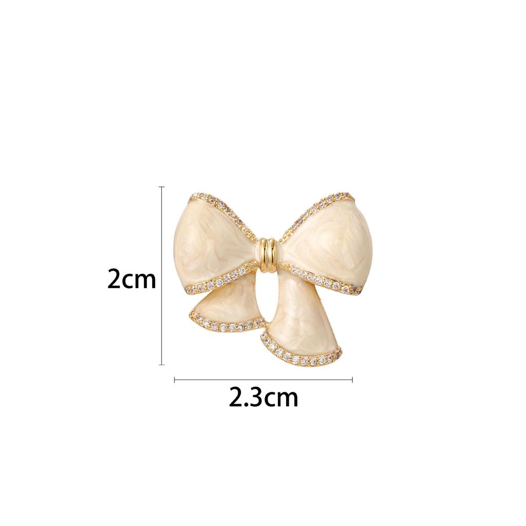 Snowflake & Butterfly Zircon Brooch with Freshwater Pearl for Women's Korean Style Suit Coat