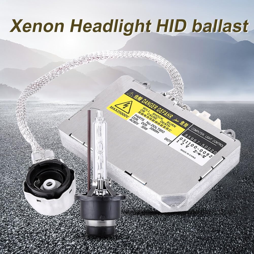 Xenon HID Headlight Ballast Control Unit with Igniter & D2S Bulb Compatible for Lexus RX350 2007 2008 2009 Replaces 85967-50020 85967-51020 Headlight