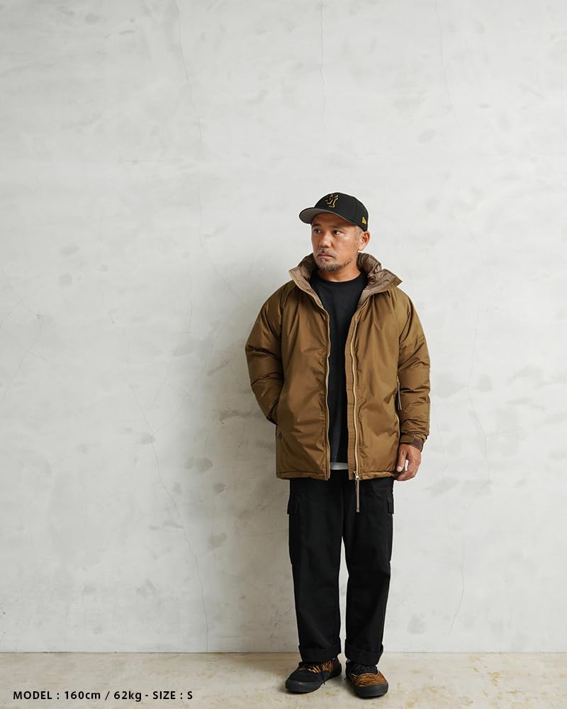 [WAIPER] NANGA Special Order AURORA-TEX Down Jacket, Type U.S.M.C. Level 7, Happy Suit Coyote, Made in Japan (JP, Alphabet, S, Coyote)