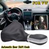 Perilla de palanca de cambios de cuero para coche, cabezal de palanca de cambios para VW Golf 6 Jetta MK6 EOS MK5, engranaje automático