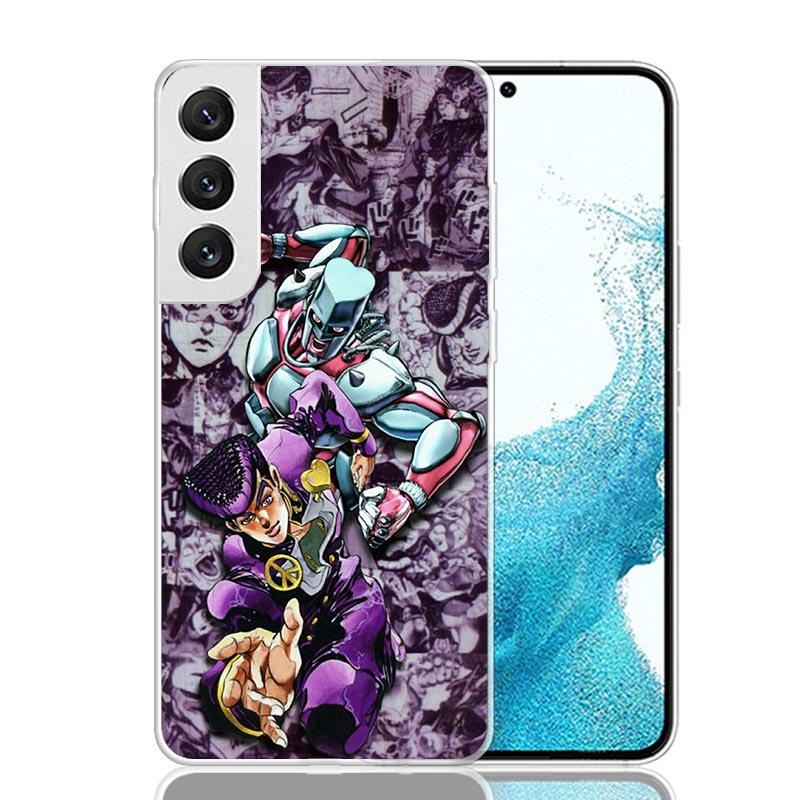 JoJo Bizarre Adventure Anime Case Phone Cover for Samsung Galaxy S24 S25 Ultra S23 Plus S22 + S21 S20 FE S10 S25Plus Trend Funda