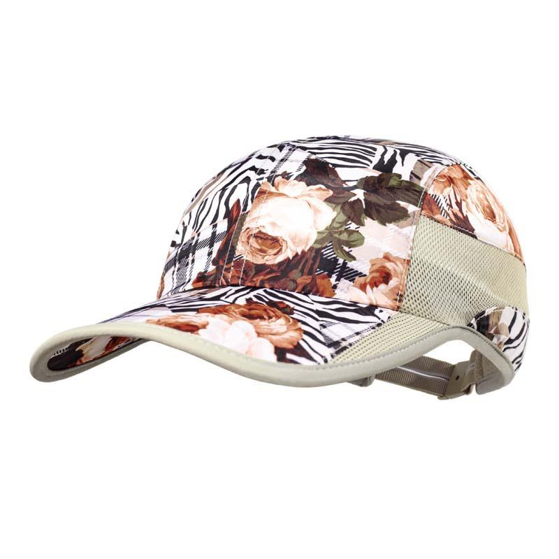 Summer Flower Cloth Breathable Baseball Cap Men's Fishing Cap Outdoor Travel Women's Casual Versatile Sun Hat