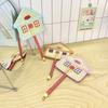 Cute Hand-Woven Fan House Design Decorative Handheld Fans Compact Cattail Fan  Home Decor
