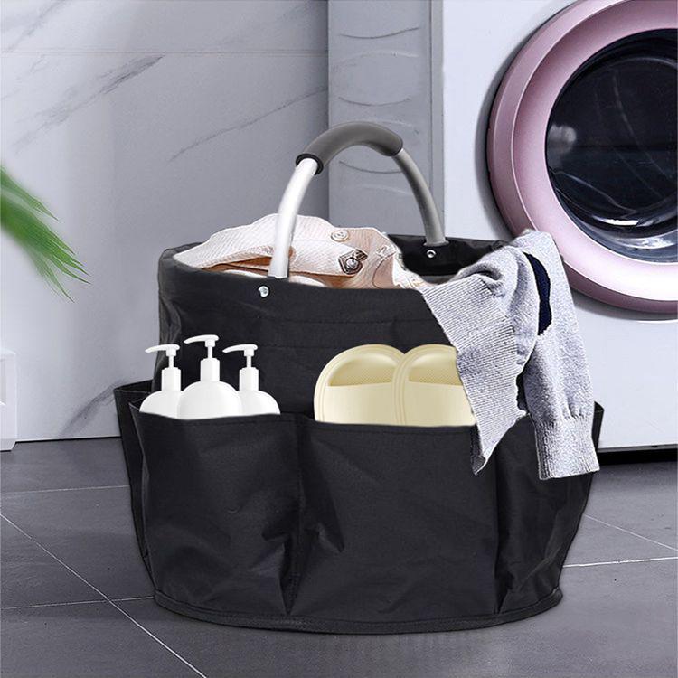 Portable Foldable Picnic and Beach Basket - Handheld Toiletry, Bath, Household & Shopping Bag