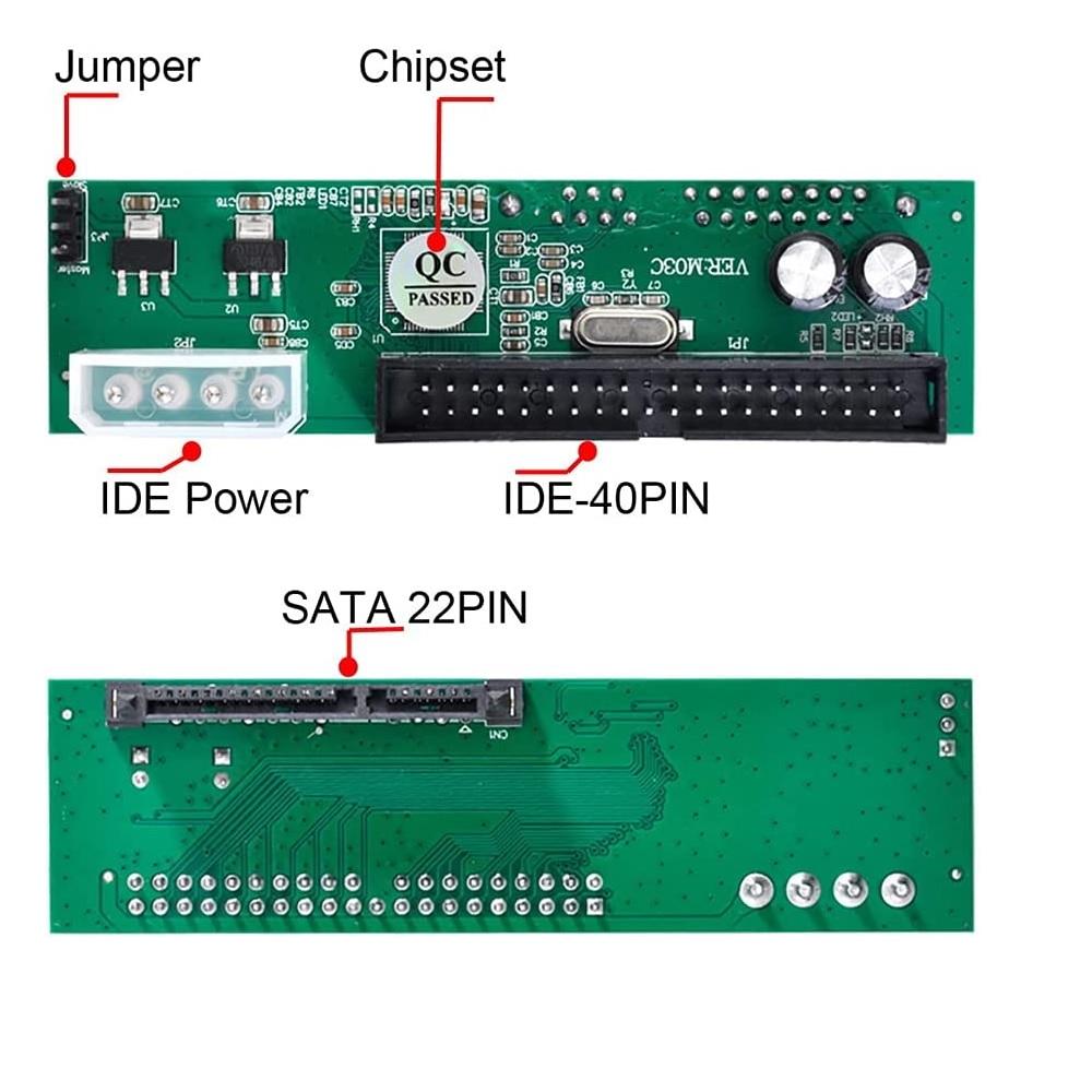 

Адаптер-конвертер SATA в PATA/IDE для HDD 3,5 2,5 НОВЫЙ