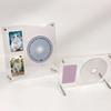 Transparent CD Idol Photo Frame Acrylic Photo Display Stand Photo Protective Album Picture Poster Holder CD Storage Case
