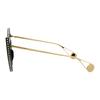 Gucci Frame Inlay Acetate Irregular Sunglasses Women's Black
