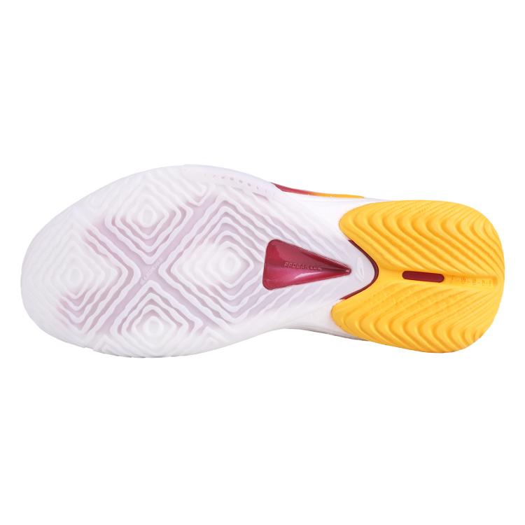 Li Ning Speed 10 Amorti Antidérapant Résistant à l'abrasion Respirant Basse Cheville Chaussures de Basketball Homme Jaune ABAT085-13