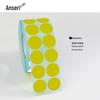 Ansellory 240248 10mm Yellow Round Dot Label Roll