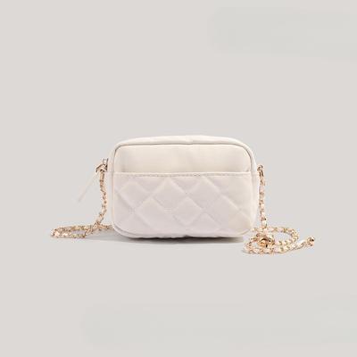 Small Body Bag Women's Diamond Lattice Chain Bag Fashion Purse All Cross-body Shoulder Square Bag