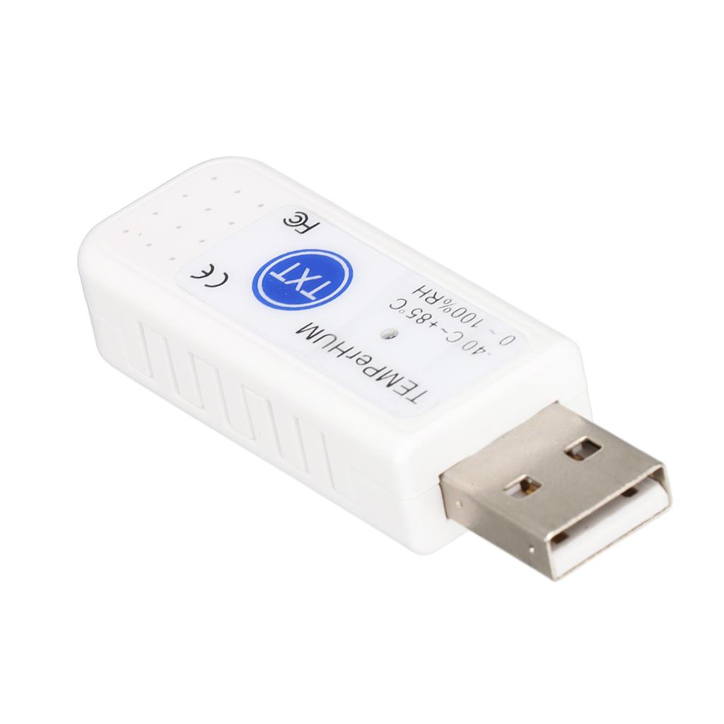 USB Computer Thermo Hygrometer Multifunction PC Data Logger Alarm Ambient Temperature Humidity Monitor