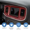 ABS Navigatiepaneel Decoratie Beschermhoes Sticker Geschikt Voor Dodge Charger 2015 En Hoger Auto Interieur Accessoires