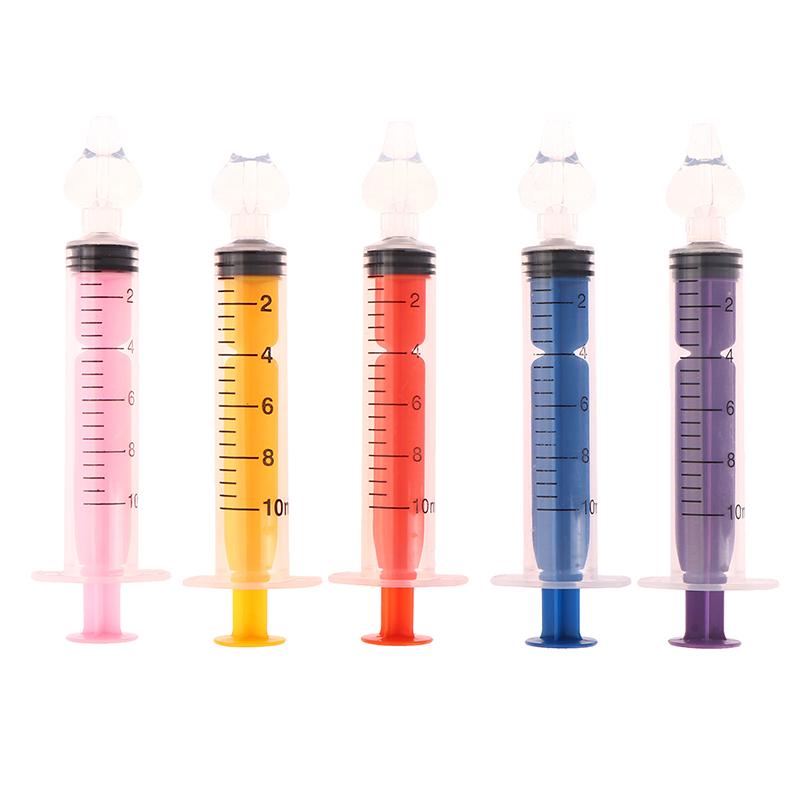 1Pc 10Ml Baby Silicone Nasal Aspirator Nasal Syringe For Infant Safe Nasal Washer Needle Tube Cleaner Newborns Nose Cleaner