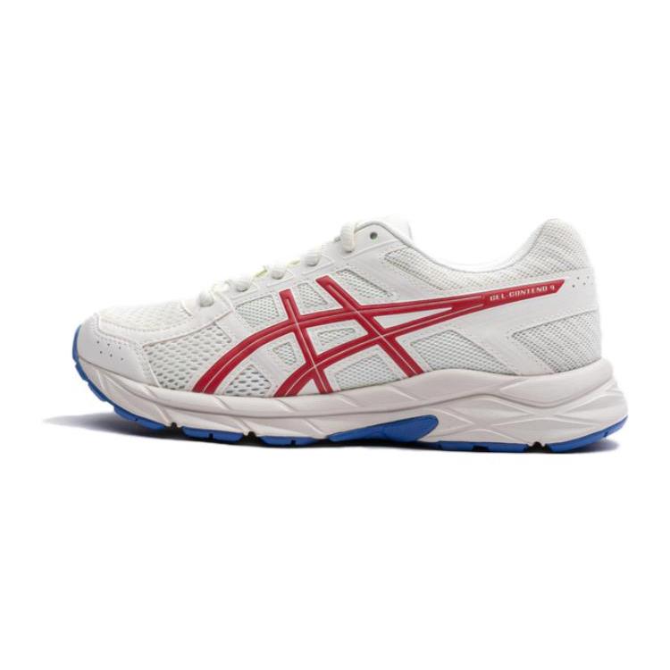 

Asics Gel Contend 4 Breathable Cushioning Breathable Cushioning Low top Kids Running Shoes White Red Kids 1014A322-103 35.5