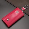 Waterproof Keychain Pouch Leather Car Key Organizer Simple Housekeepers Key Holder  Men