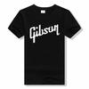 tshirt brand Gibson T Shirts Music Rock Man t shirt Short Sleeve T-Shirt fashion Hip Hop Tee Shirt Tops