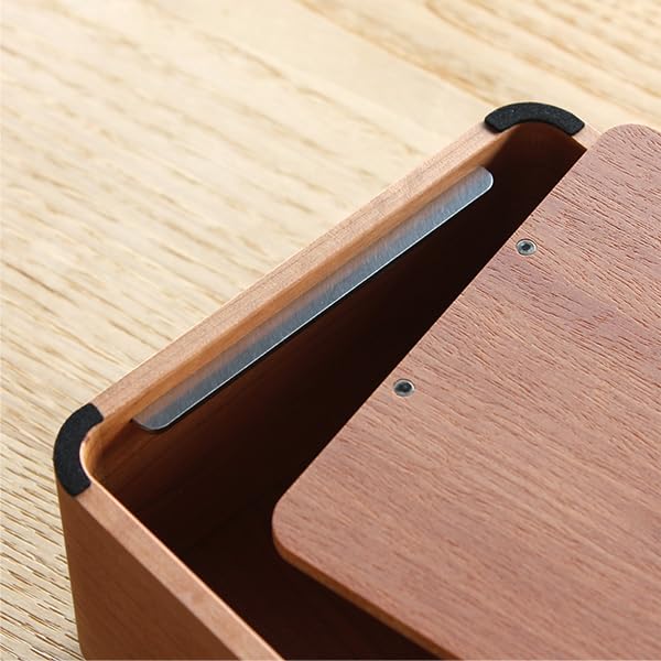 A Tissue That Naturally Conceals Everyday Clutter "Tissue Case" - Luxurious, High-end Case/box (Cherry)