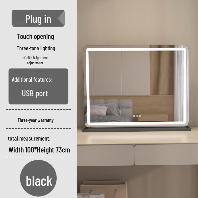 MARYYA Large Tabletop Makeup Mirror