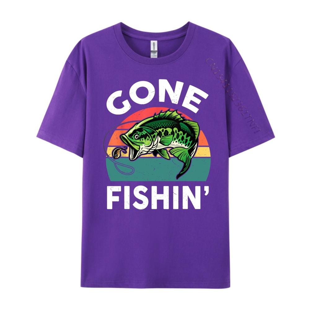 Kids Gone FishingShirt Boy Toddler Funny Bass Dad Black Shirt Graphic Tees Men Funny T Shirts Tshirts Plus Size Chinese Style