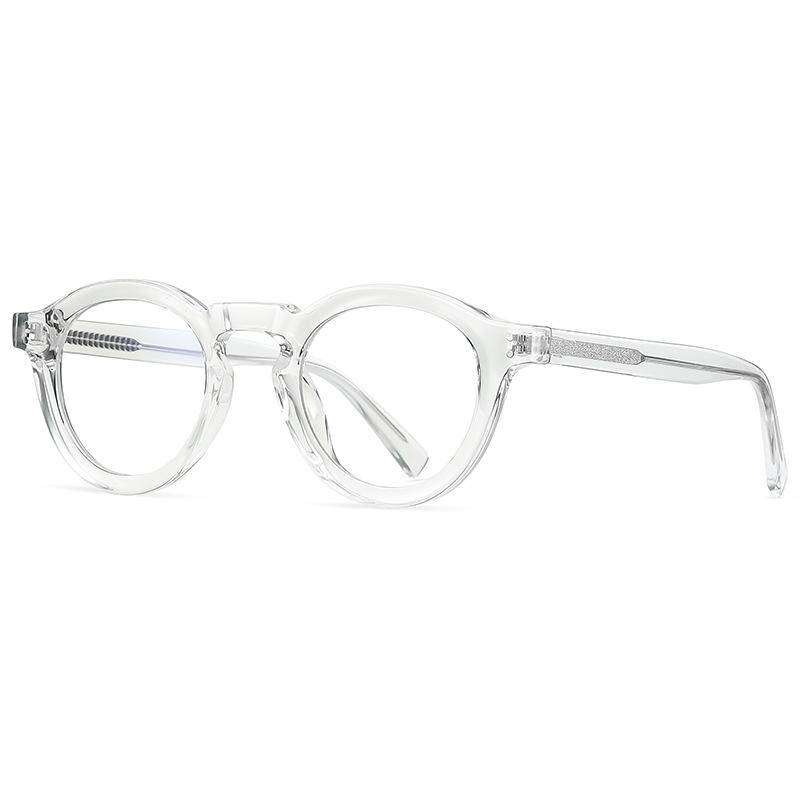 New Retro Round Glasses Frame Women Men Frames Computer Anti Blue Ray Optical Eyeglasses Vintage Brand Designer Luxury Eyewear
