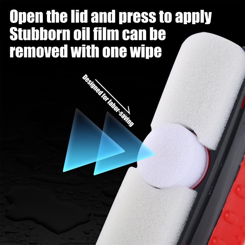 Efficient Windshield Cleaning Brush Car Glass Oil Film Clean Brush All-in-one Glass Oil Film Remover Car Cleaning Accessories