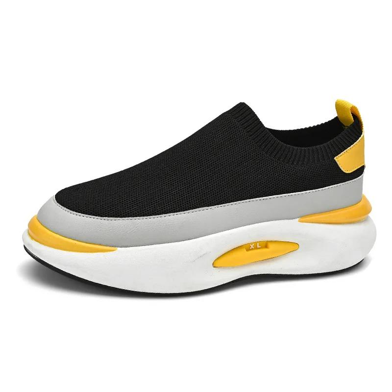Herren Mesh Sneaker Mit Keilabsatz Für Bequemes Laufen_voghion.com
