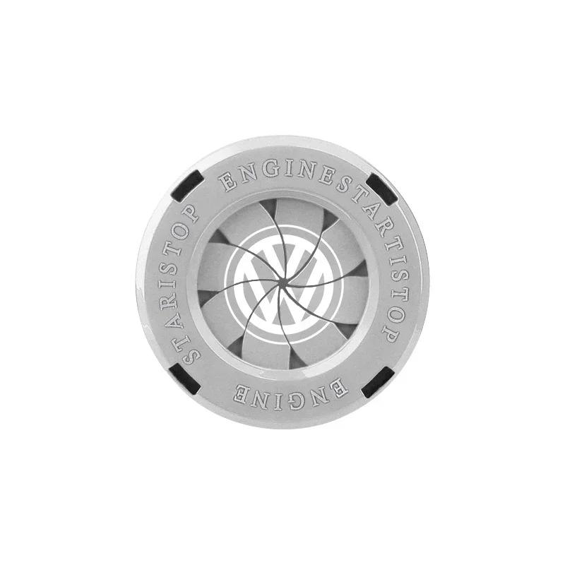 ·Car Onekey Start Stop Button Cover Protection Cap Sticker For VW GTI Rline Polo Golf Passat CC Tiguan Arteon Jetta Scirocco Bor