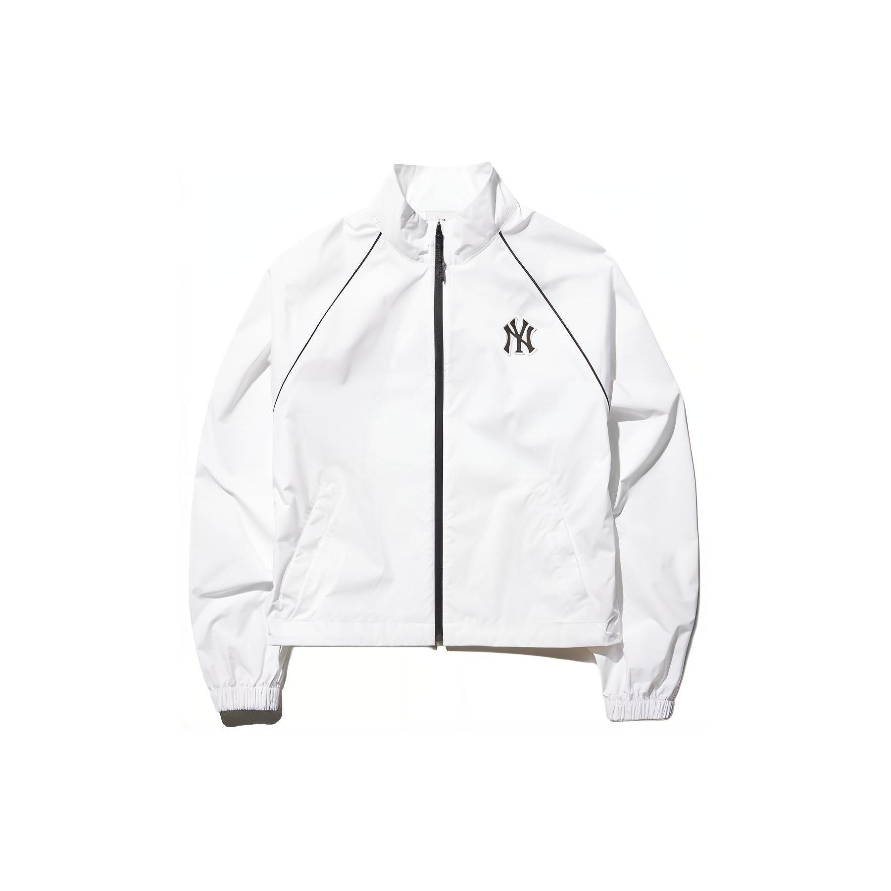 

New MLB SS24 New York Yankees Jackets & Coats Women s Ivory 3FWJV0243-50IVS S