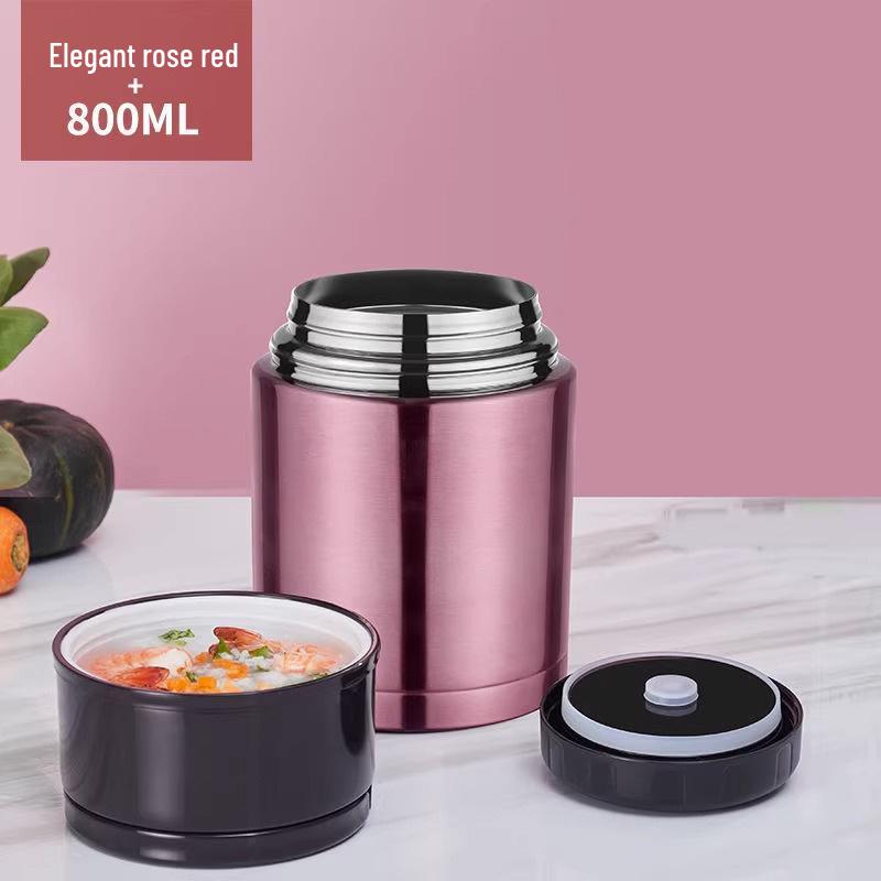 Large Capacity Stainless Steel Portable Slow Cooker & Insulated Lunch Box