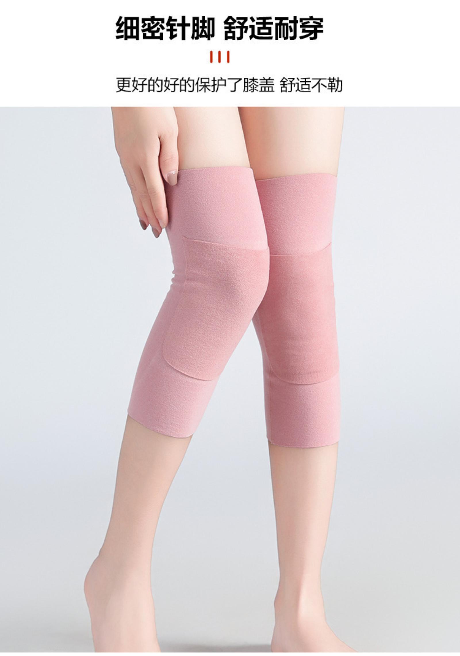 Зимние шерстяные наколенники с карманами, Теплые наколенники One Size