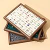 Wooden Ring Display Tray Wood Grain Rings Earrings Storage Pallet Store Counter Display Organizers Home Jewelry Storage Box