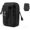 Tactical Molle Pouch, Universal EDC Waist Bag Belt Pouches, Outdoor Belt Bags Gear Tool Gadget Pocket with Cell Phone Holster