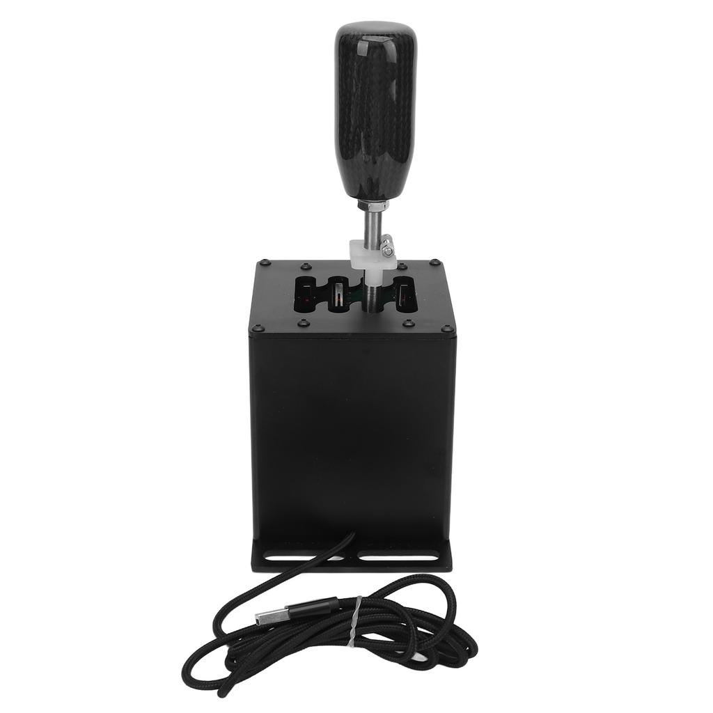 USB Simulator Shifter Racing Games H Shifter with Carbon Fiber Grip for G29 G27 G25 G920 for T300RS GT Steering Wheel