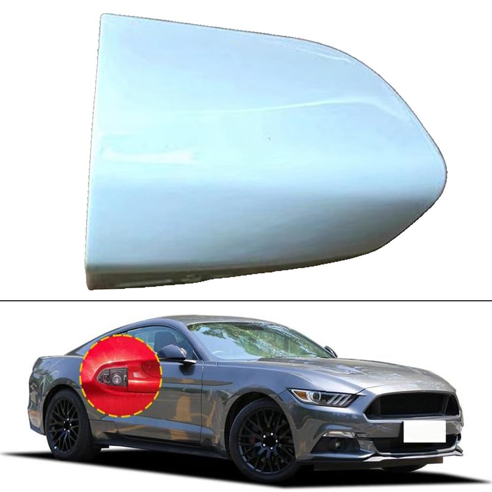 

Easily talled Key Hole Covers for Your For Ford For Mustang s Left Driver s Side Doors from Years Fifteen to Twenty білий