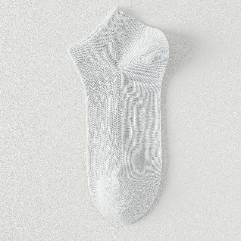 Sock - Summer Lightweight Mesh Breathable Pure Cotton Short Socks with Ventilation, Sweat Absorption, Odor Prevention and Antibacterial Properties