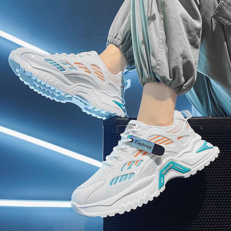 Summer Men's Shoes 2025 New Versatile Breathable Sports Shoes Men's Trend Casual Youth Running Shoes Men's