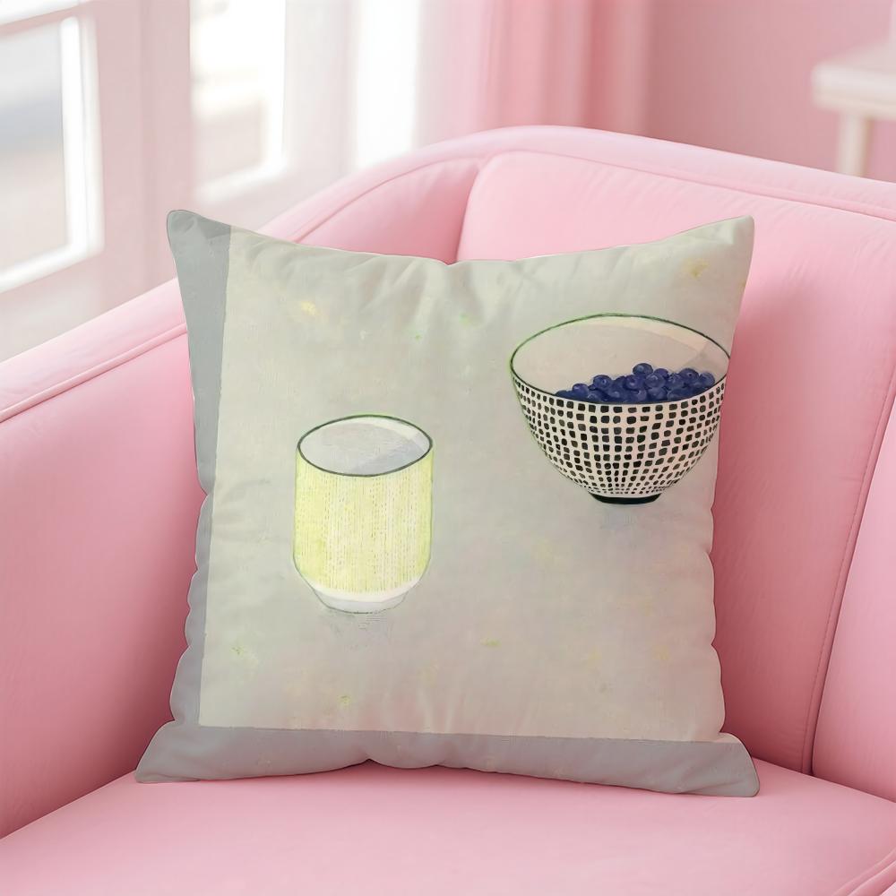 Colorful Quiet beauty Cushion Cover Linen Pillowcase Cover Soft Decor for Sofa Home Room