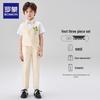 Jungen Britischer Stil Formelles Weste Anzug Set