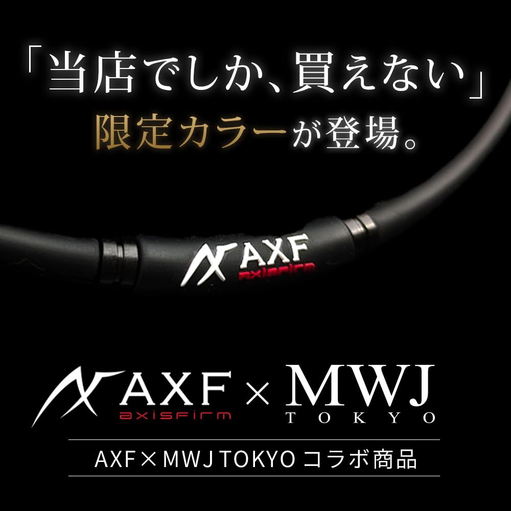 [Axef] Necklace 900 Medium (45cm) Black X Black Athlete RG92 Silicone Relax