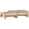 Pull Out Daybed 90x190 cm Solid Pine Wood