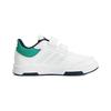 Adidas Tensaur Sport 2.0 CF K Durable Breathable Low-Top Kids Skate Shoes Kids Sneakers White Green H06308