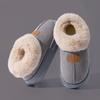Fleece Lined Winter Slippers Men Women Ankle Cover Thick Sole Lightweight Eva Indoor Outdoor Warm Home Shoes