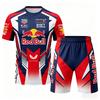 Set Sportivo Uomo Racing T-shirt Traspirante Asciugatura Rapida + Pantaloncini