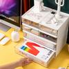 Desktop Stackable Storage Drawer Home Office Stationery A4 A5 Paper Documents Storage Box Makeup Cosmetics Organizer