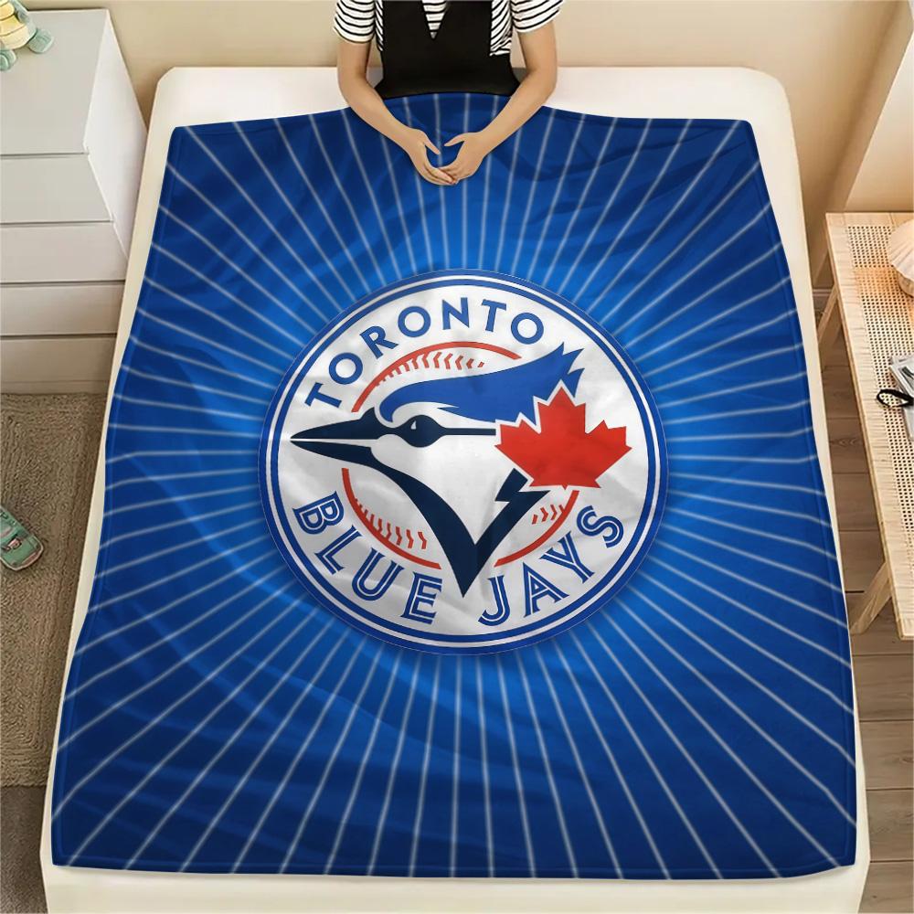 Toronto Blue Jays Flannel Blanket, High quality Comfortable for All Seasons, Home Decor, Warmth and Comfort