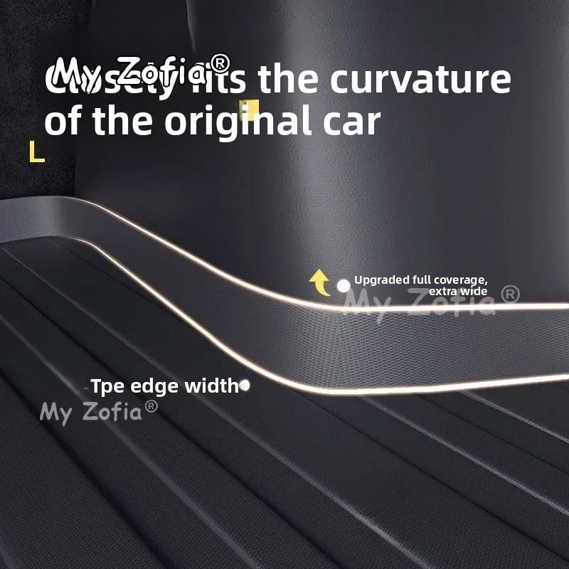 For GWM Ora 5 2025 2026 2027 All Weather Full Coverage TPE Car Trunk Mat Odorless Flexible Rear Cargo Liner Use Accessories