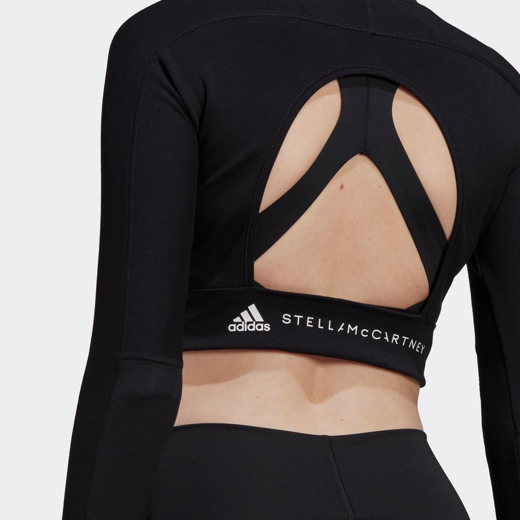 Adidas Logo Print Short Sleeve Round Neck T-Shirt Women Tops Black HB6074